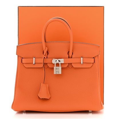 Hermes Togo Birkin 25 Orange 11 of 11