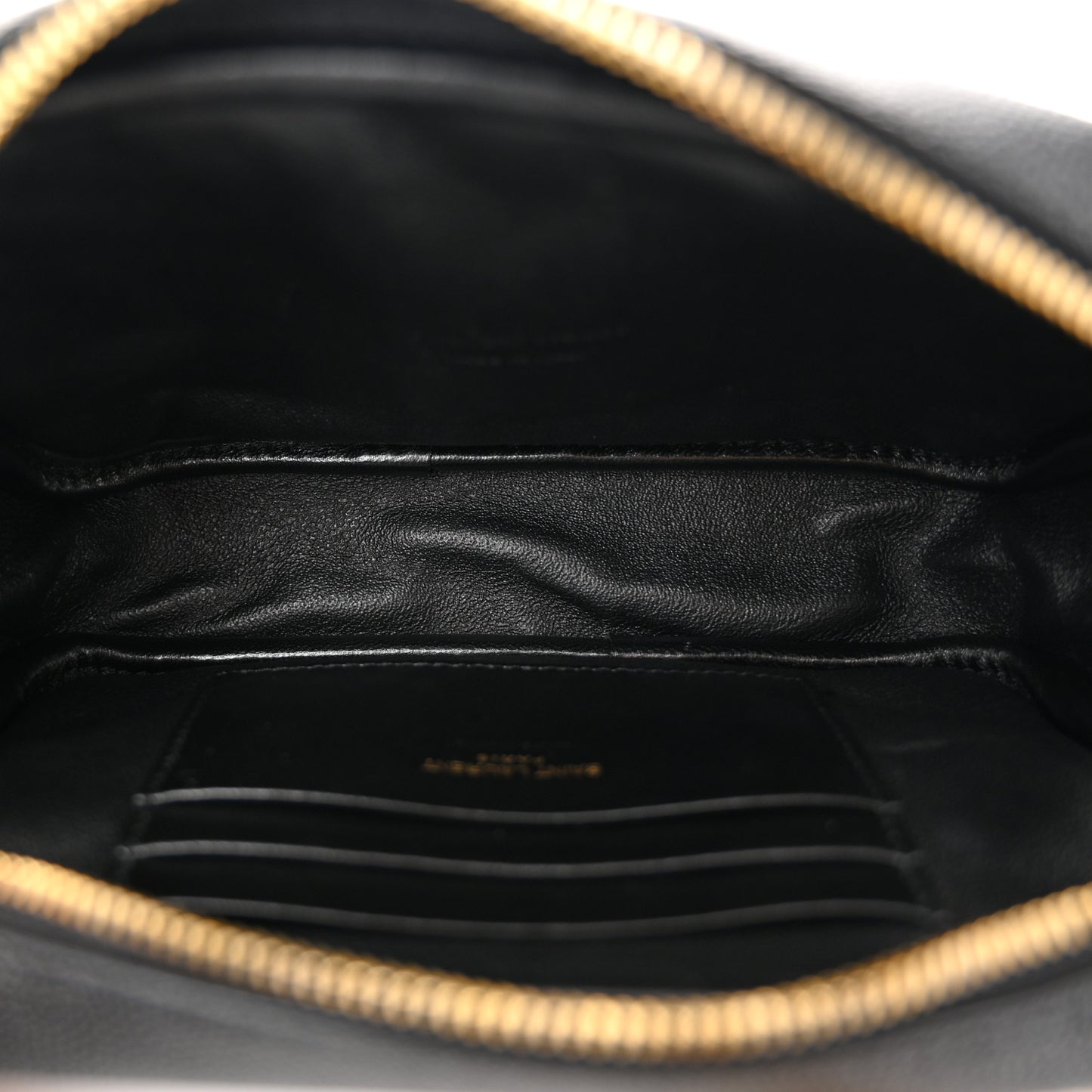 Grain De Poudre Matelasse Monogram Mini Lou Camera Bag Black