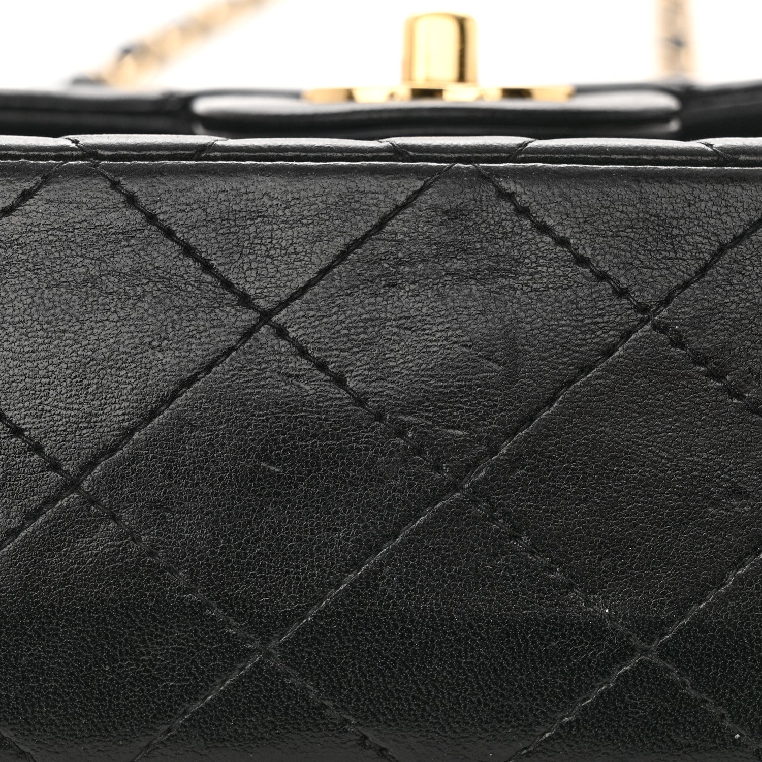 Chanel Lambskin Quilted Medium Double Flap Black 21 of 21