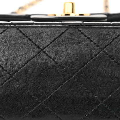 Chanel Lambskin Quilted Medium Double Flap Black 21 of 21