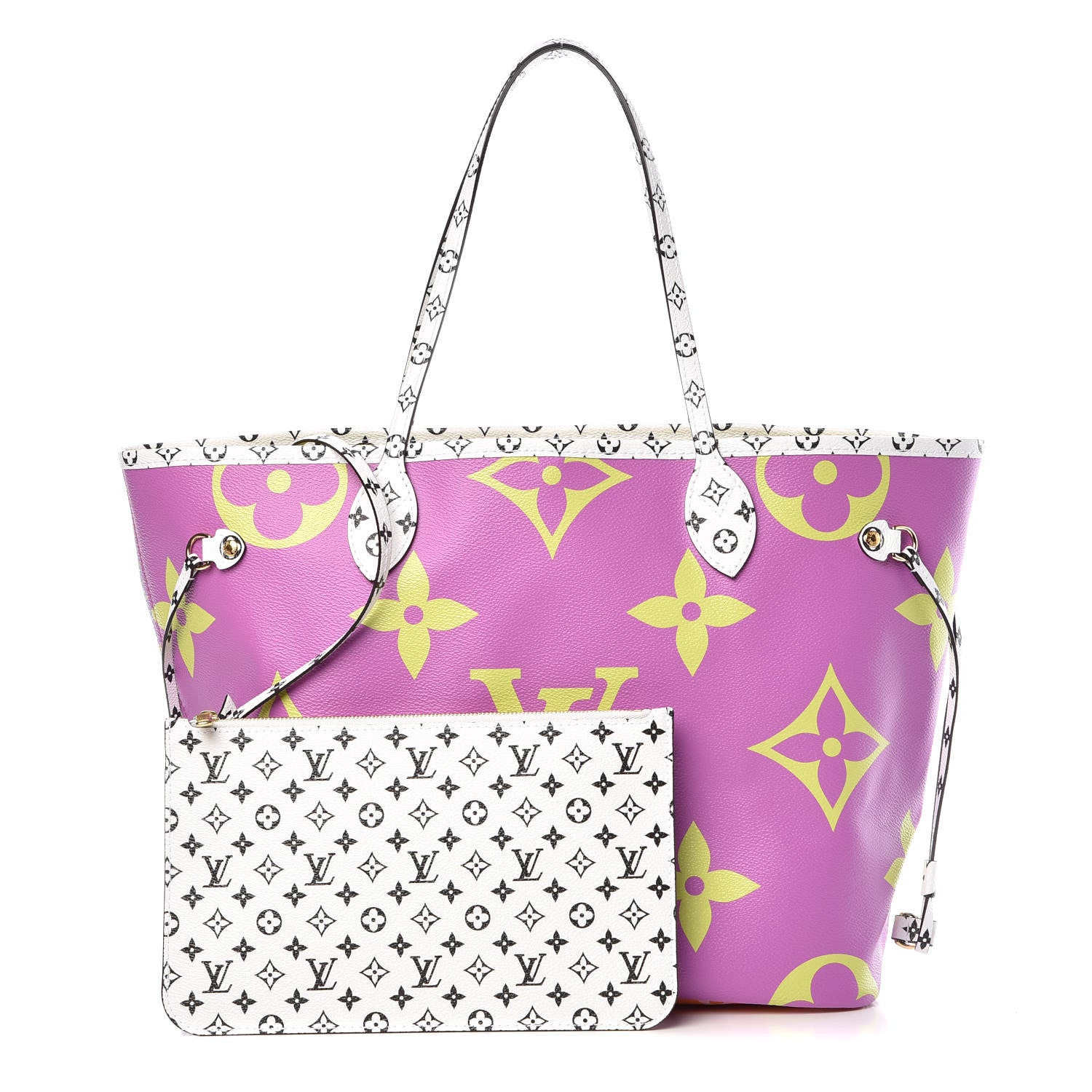 Louis Vuitton Monogram Giant Neverfull MM Pink Lilac 1 of 13