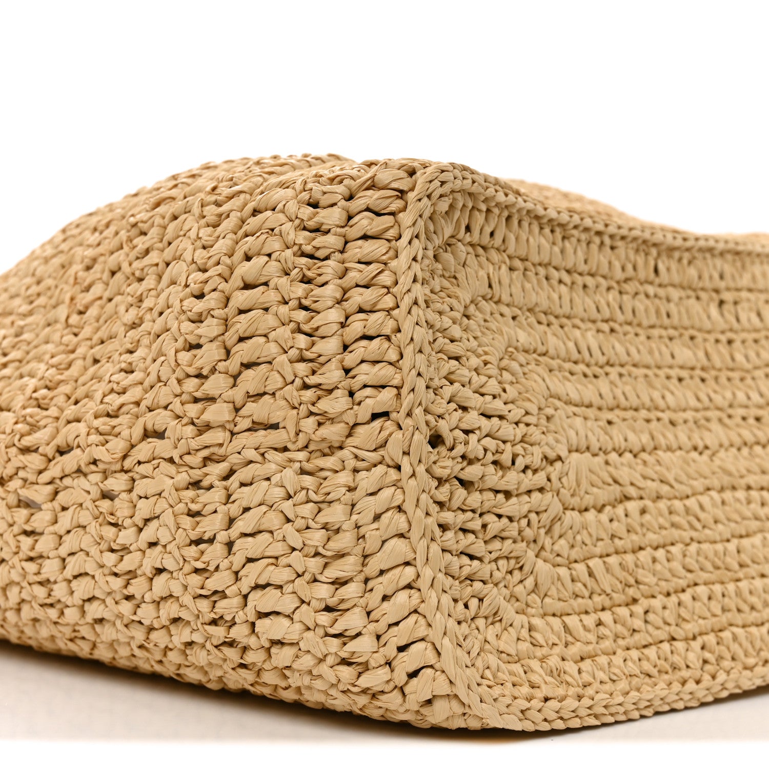 Saint Laurent Raffia Rive Gauche Tote Natural 9 of 10