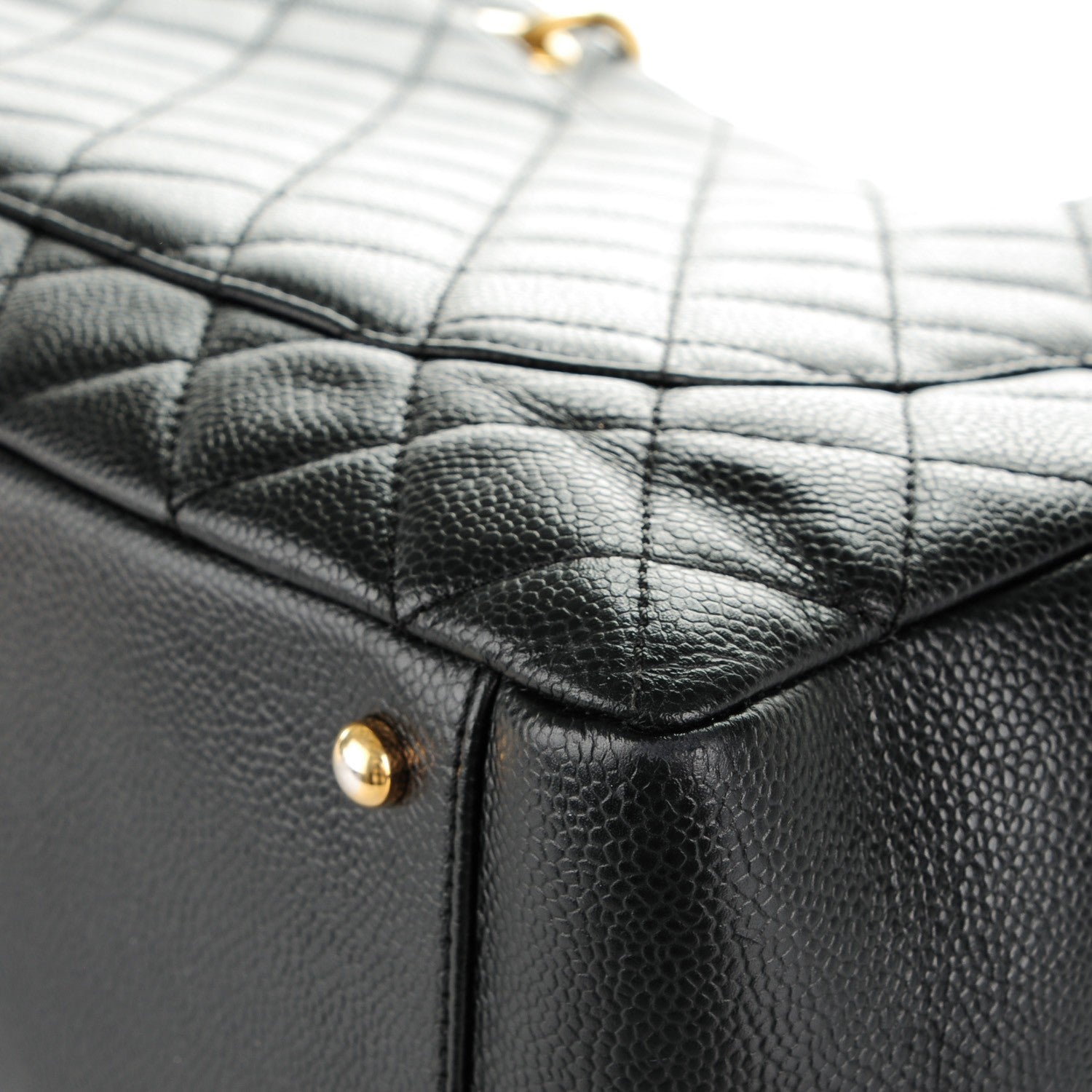 Chanel Caviar Quilted XL Grand Shopping Tote GST Black 10 of 10