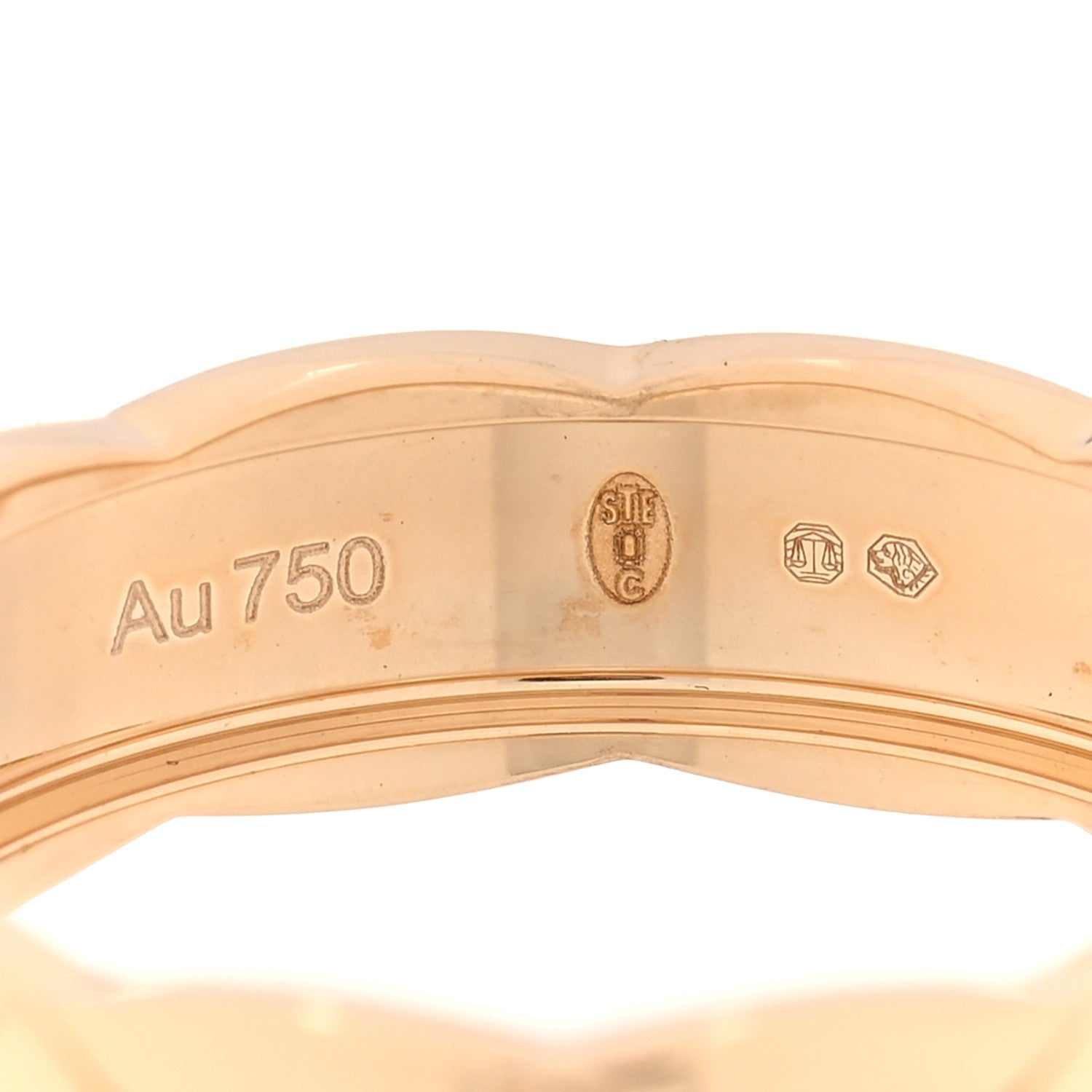 Chanel 18K Yellow Gold Small Coco Crush Ring 64 10.75 5 of 5