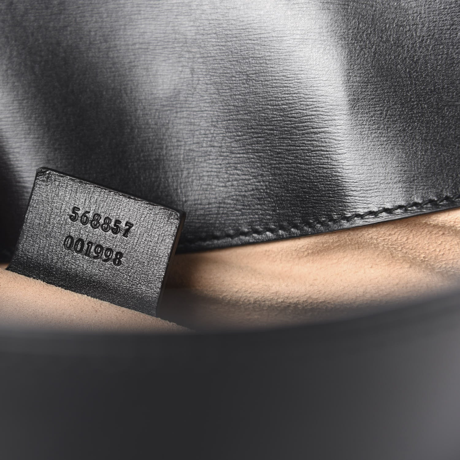 Gucci Calfskin Medium Arli Shoulder Bag Black 9 of 10