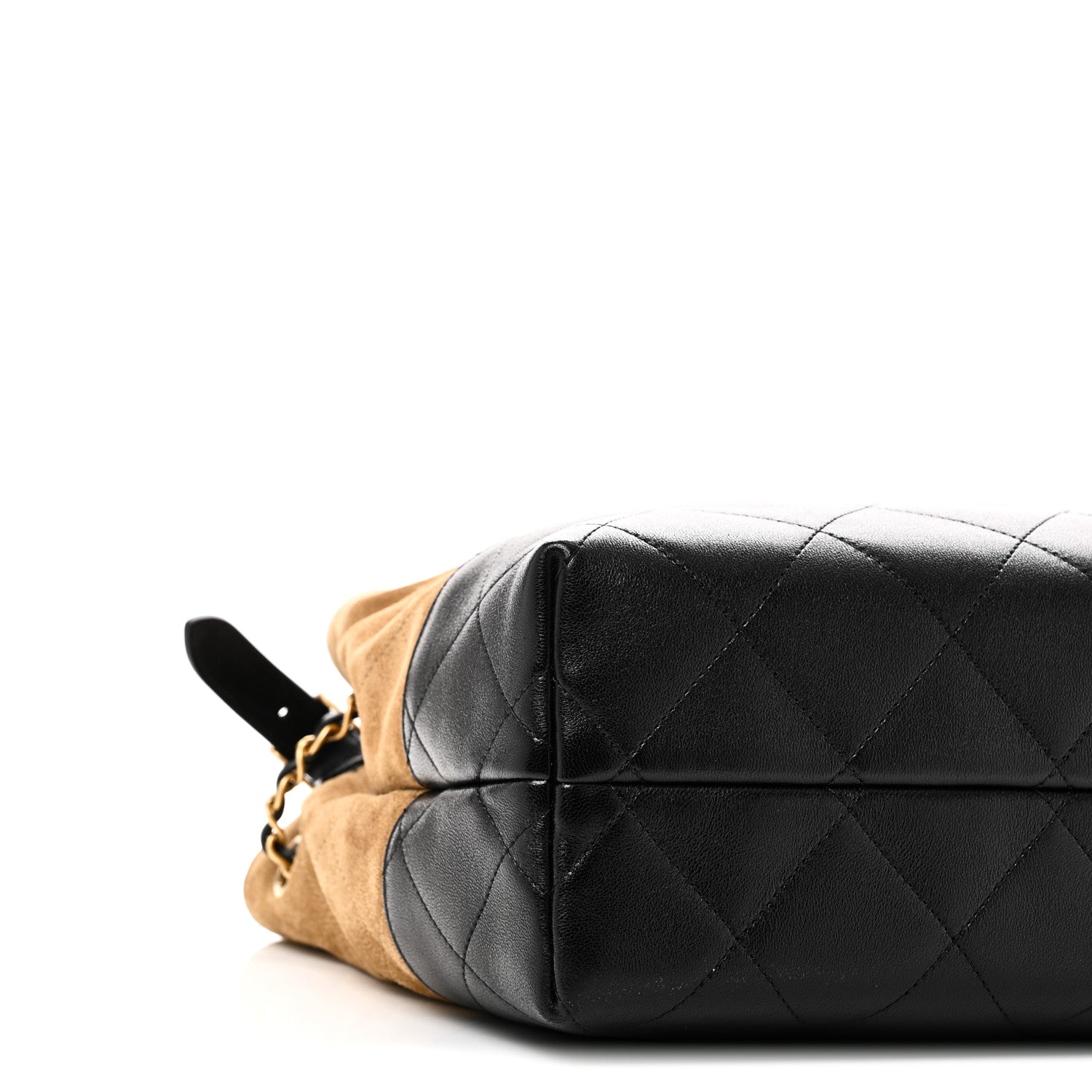 Chanel Suede Calfskin Shiny Lambskin Quilted Small Coco Base