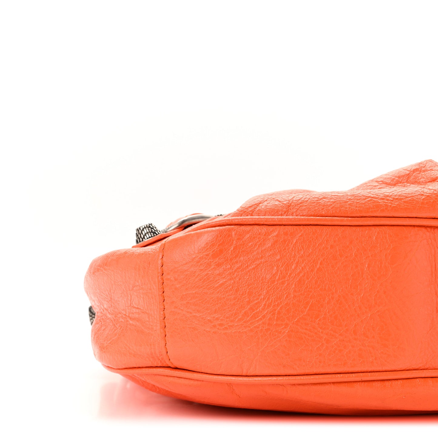 Agneau Arena Le Cagole Shoulder Bag XS Orange