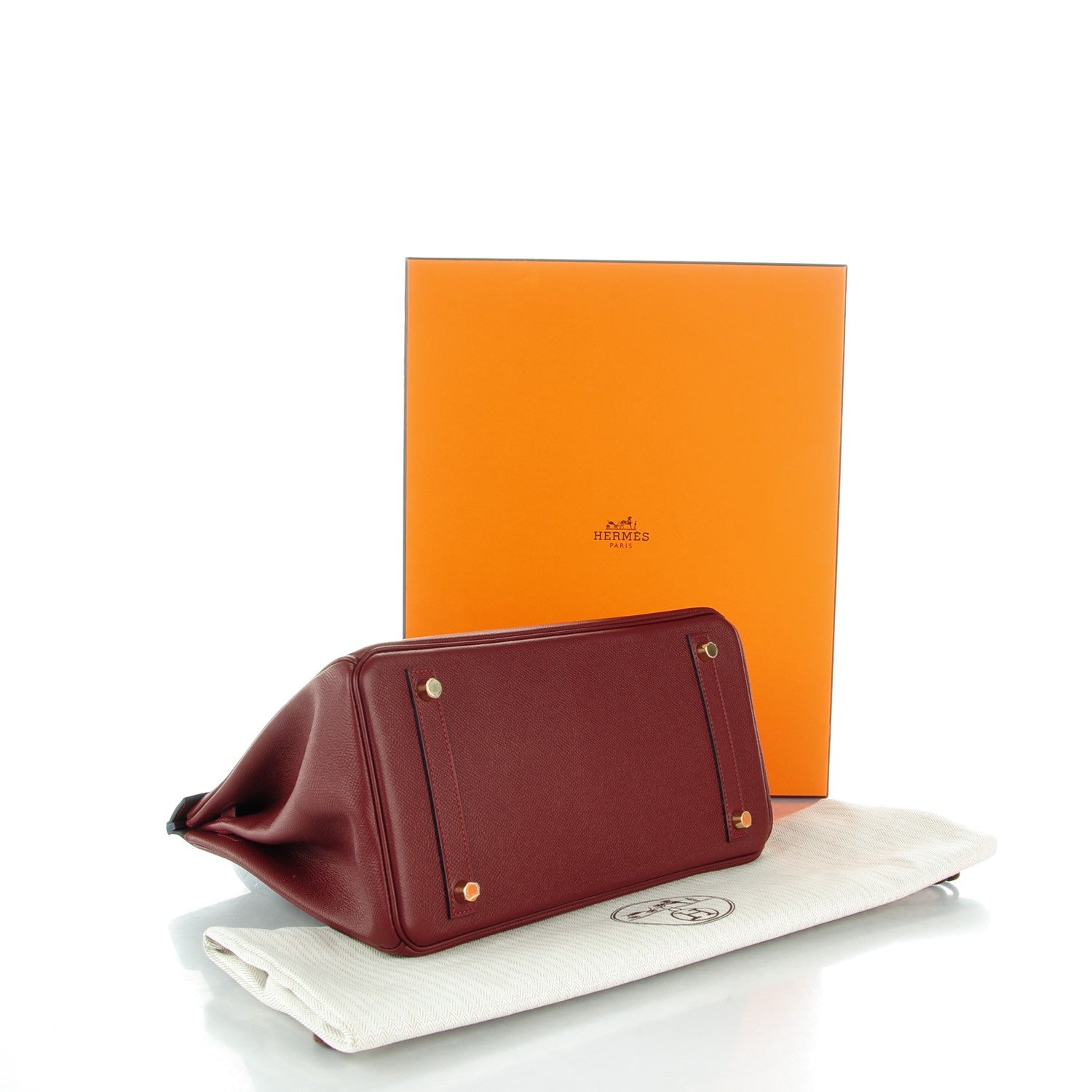 Hermes Epsom Birkin 30 Rouge H 5 of 26
