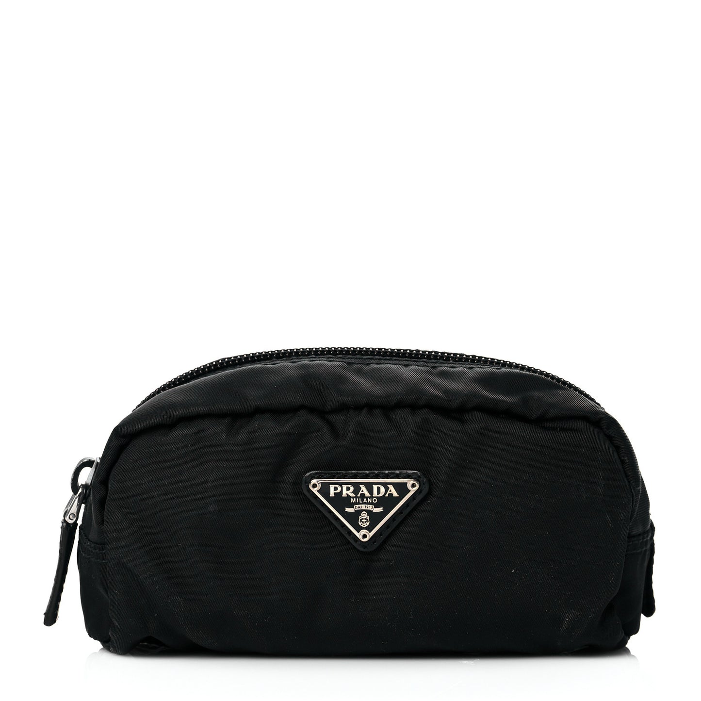 Tessuto Nylon Vela Cosmetic Pouch Black