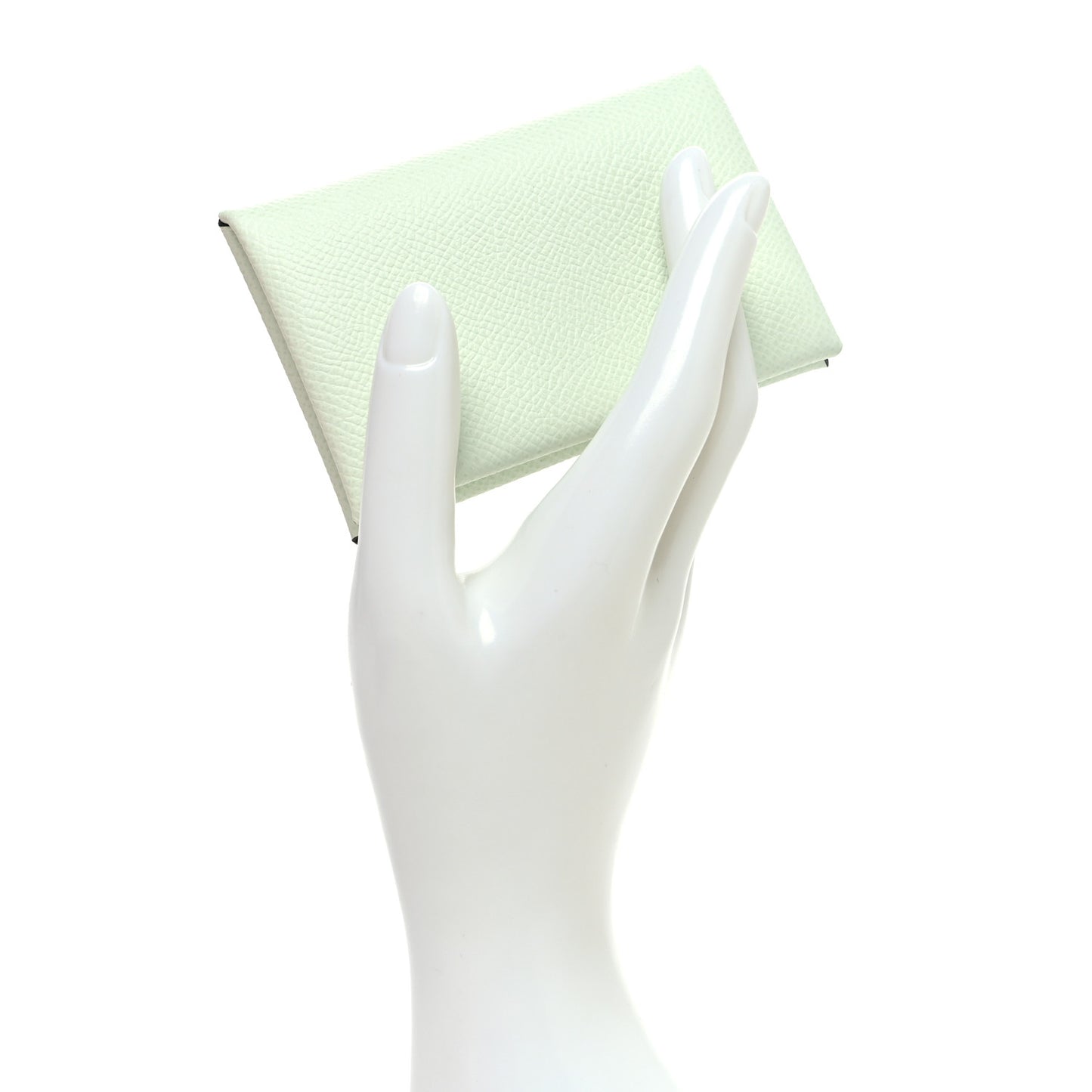 Epsom Calvi Card Case Vert Fizz