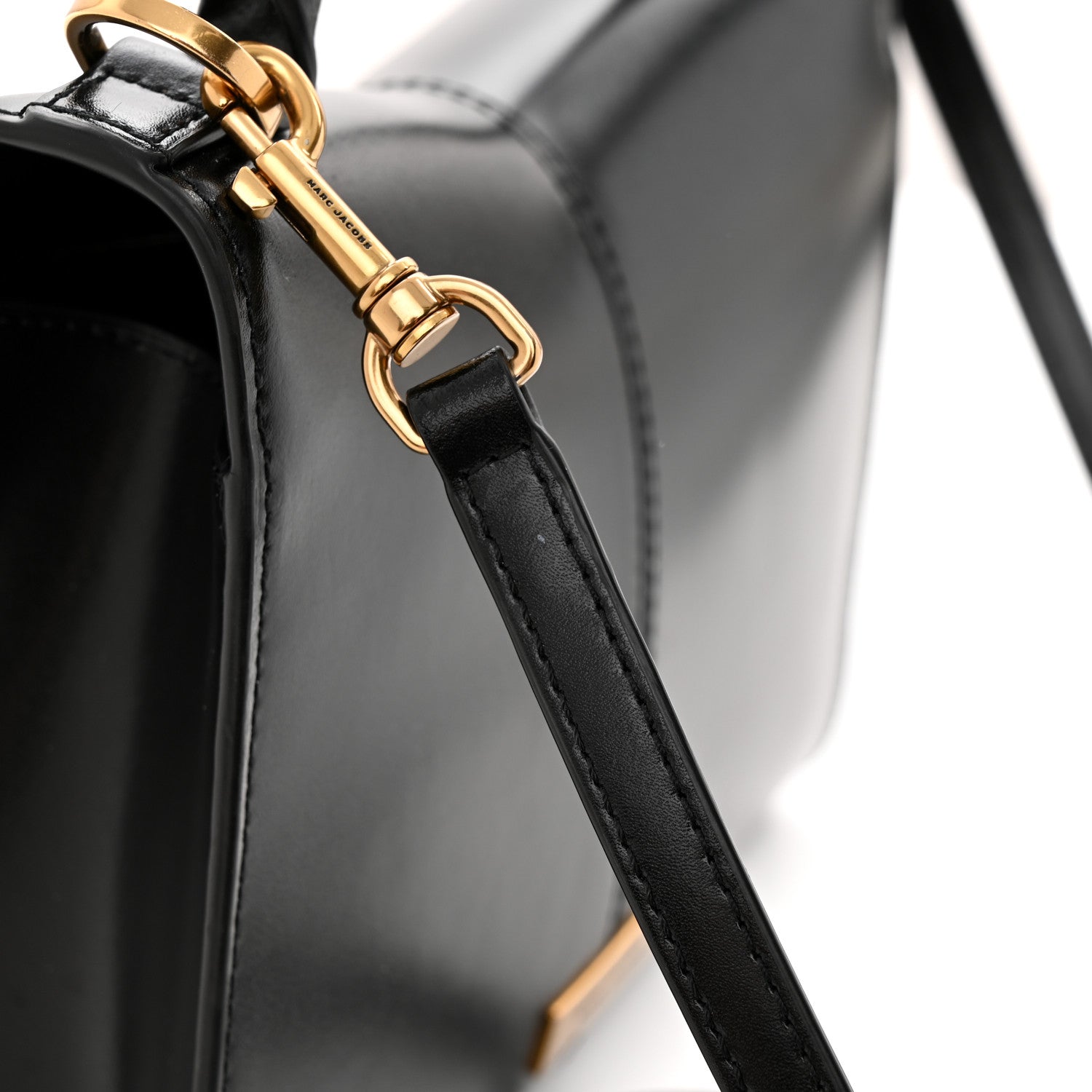 Marc Jacobs Calfskin St. Marc Shoulder Bag Black 11 of 14