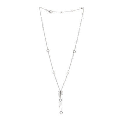 Bulgari 18K White Gold B.Zero1 Lavalier Necklace 3 of 5