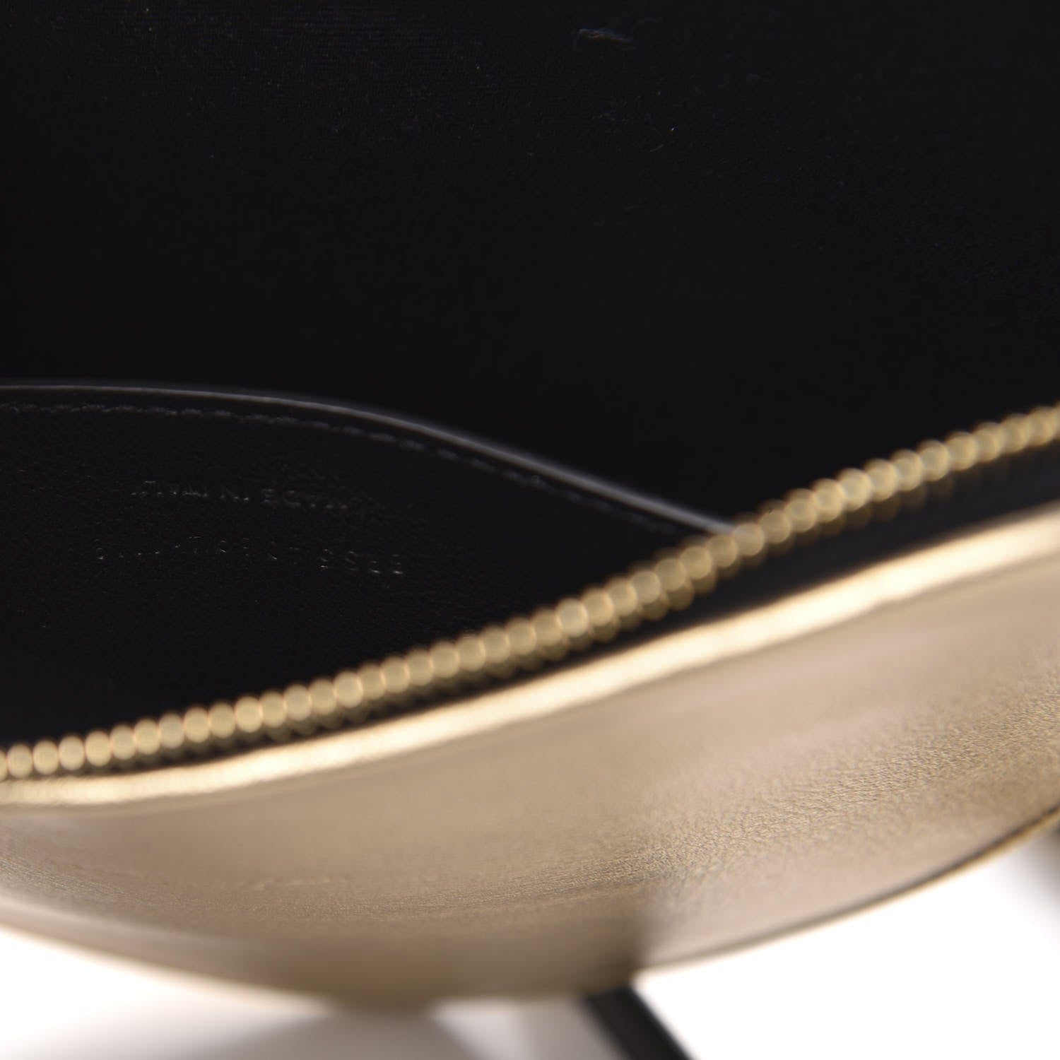 Saint Laurent Metallic Calfskin Heart Monogram Crossbody Gold 7 of 10