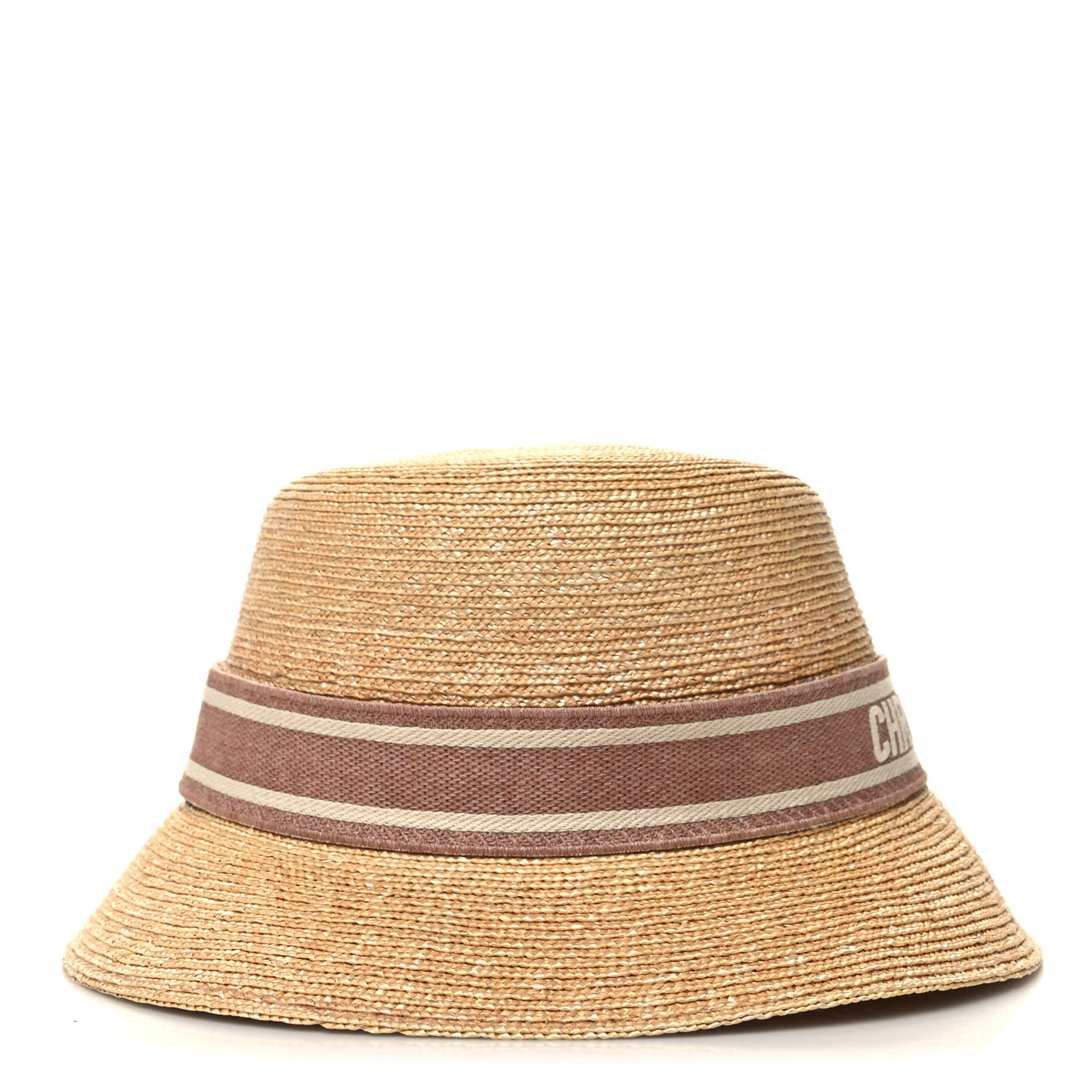 Straw Bucket Hat 58 Natural Rose Des Vents