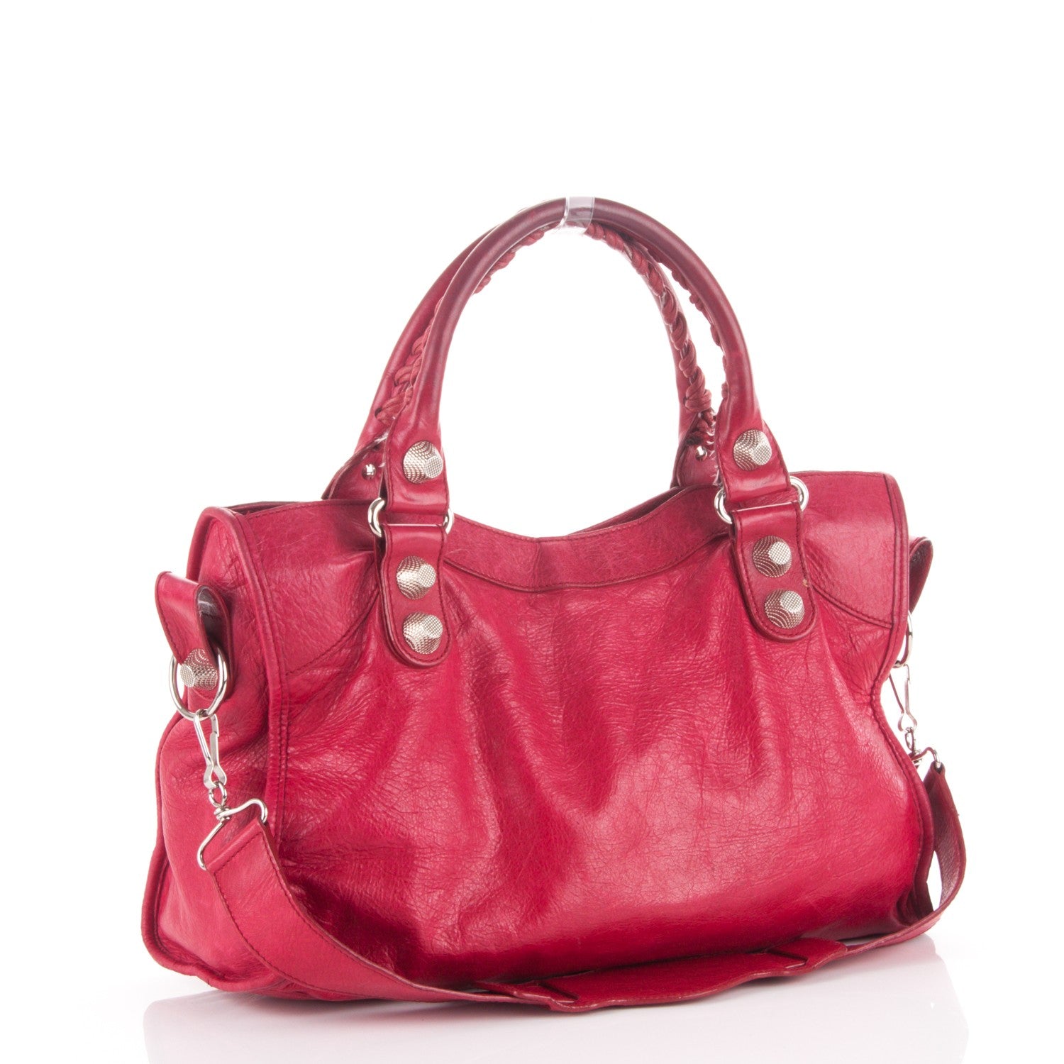 Balenciaga Agneau Giant 21 Silver Hardware City Pourpre 4 of 9