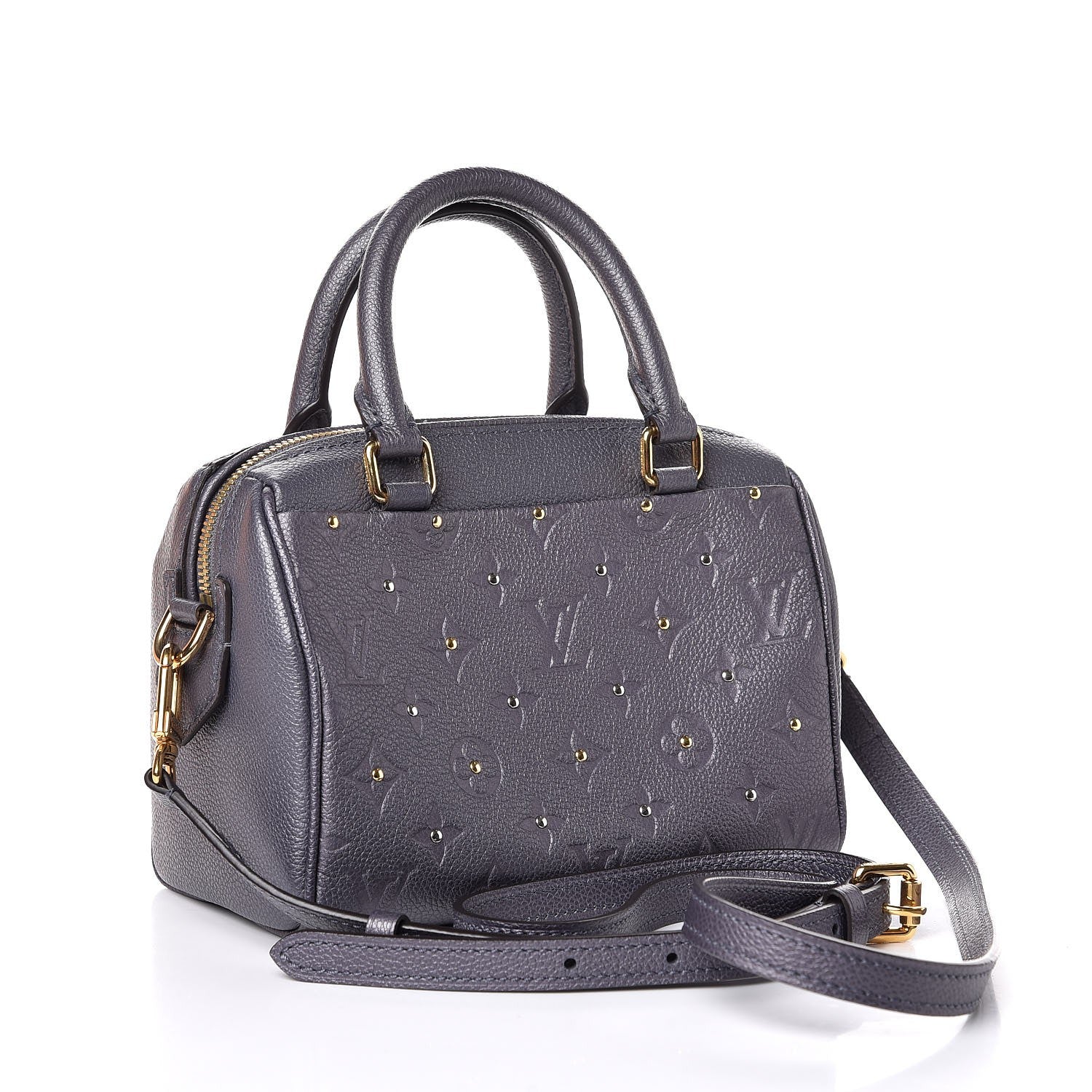 Louis Vuitton Empreinte Studded Speedy Bandouliere 20 Gris Silver 3 of 8