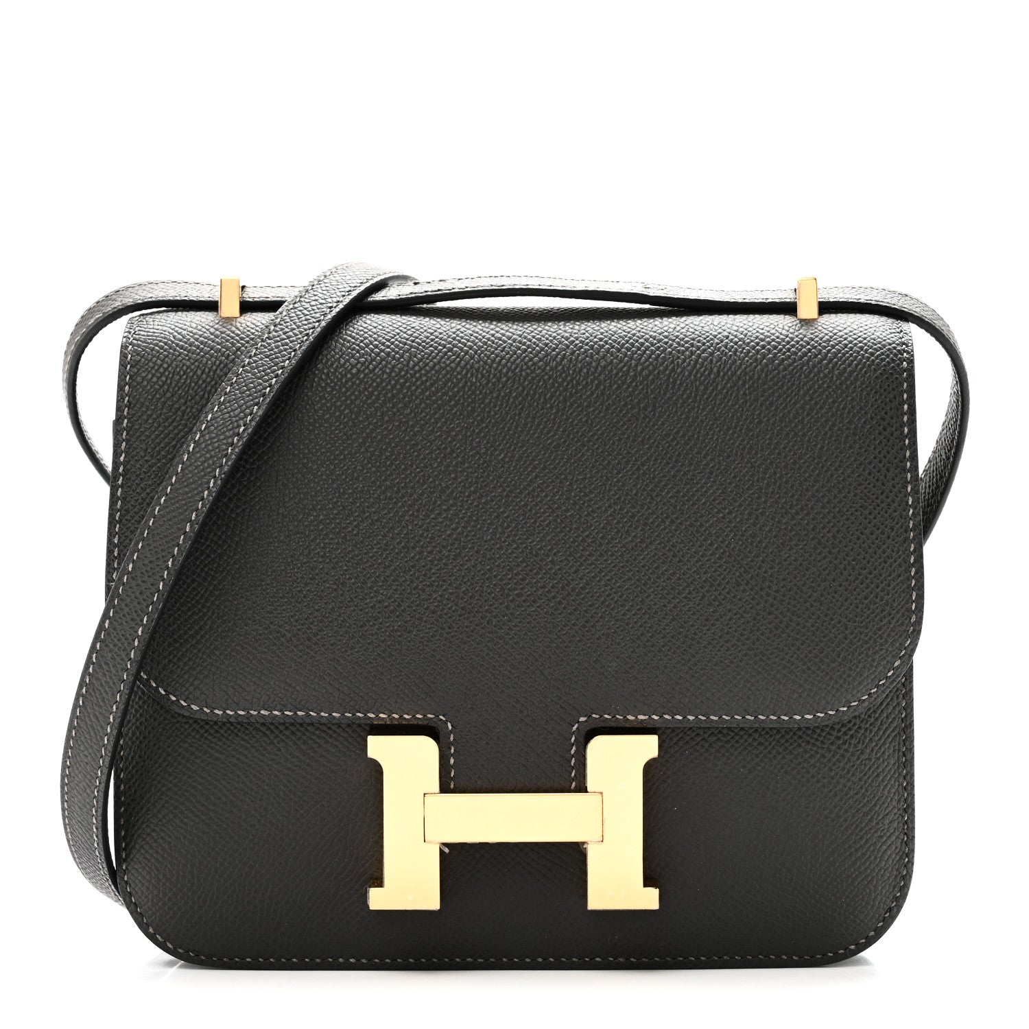 Hermes Epsom Constance 18 Graphite 1 of 12