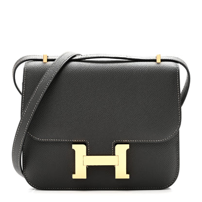Hermes Epsom Constance 18 Graphite 1 of 12