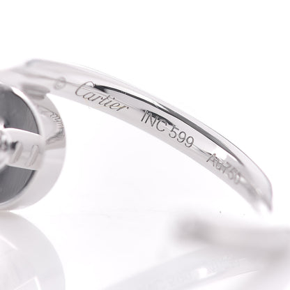 Cartier 18K White Gold Juste Un Clou Hoop Earrings 4 of 4