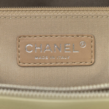 Chanel Caviar Quilted Grand Shopping Tote GST Light Green 5 of 9