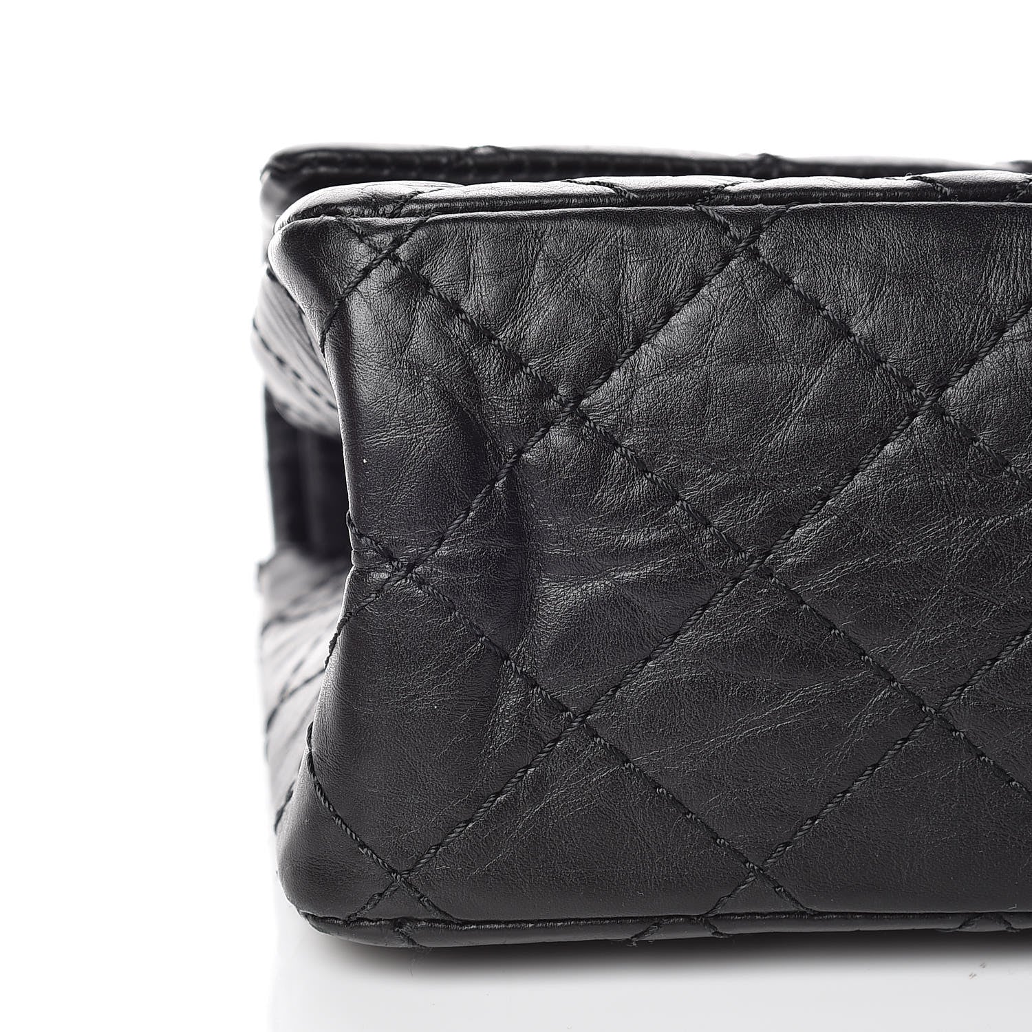 Chanel Aged Calfskin Quilted 2.55 Reissue 225 Flap Black 11 of 13