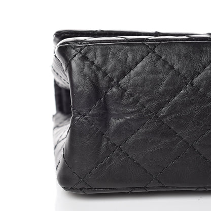 Chanel Aged Calfskin Quilted 2.55 Reissue 225 Flap Black 11 of 13