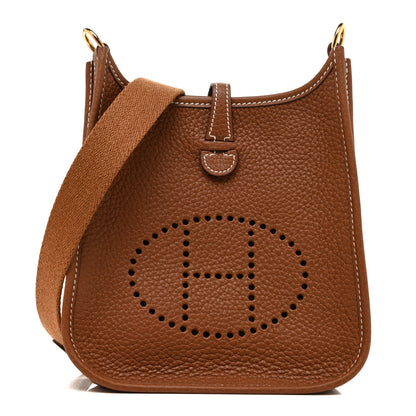Hermes Taurillon Clemence Evelyne TPM Gold 1 of 10