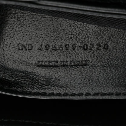 Saint Laurent Calfskin Y Quilted Monogram Small Loulou Chain Satchel Black 9 of 12