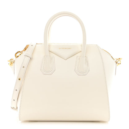 Givenchy Shiny Lord Calfskin Mini Antigona Ivory 1 of 10