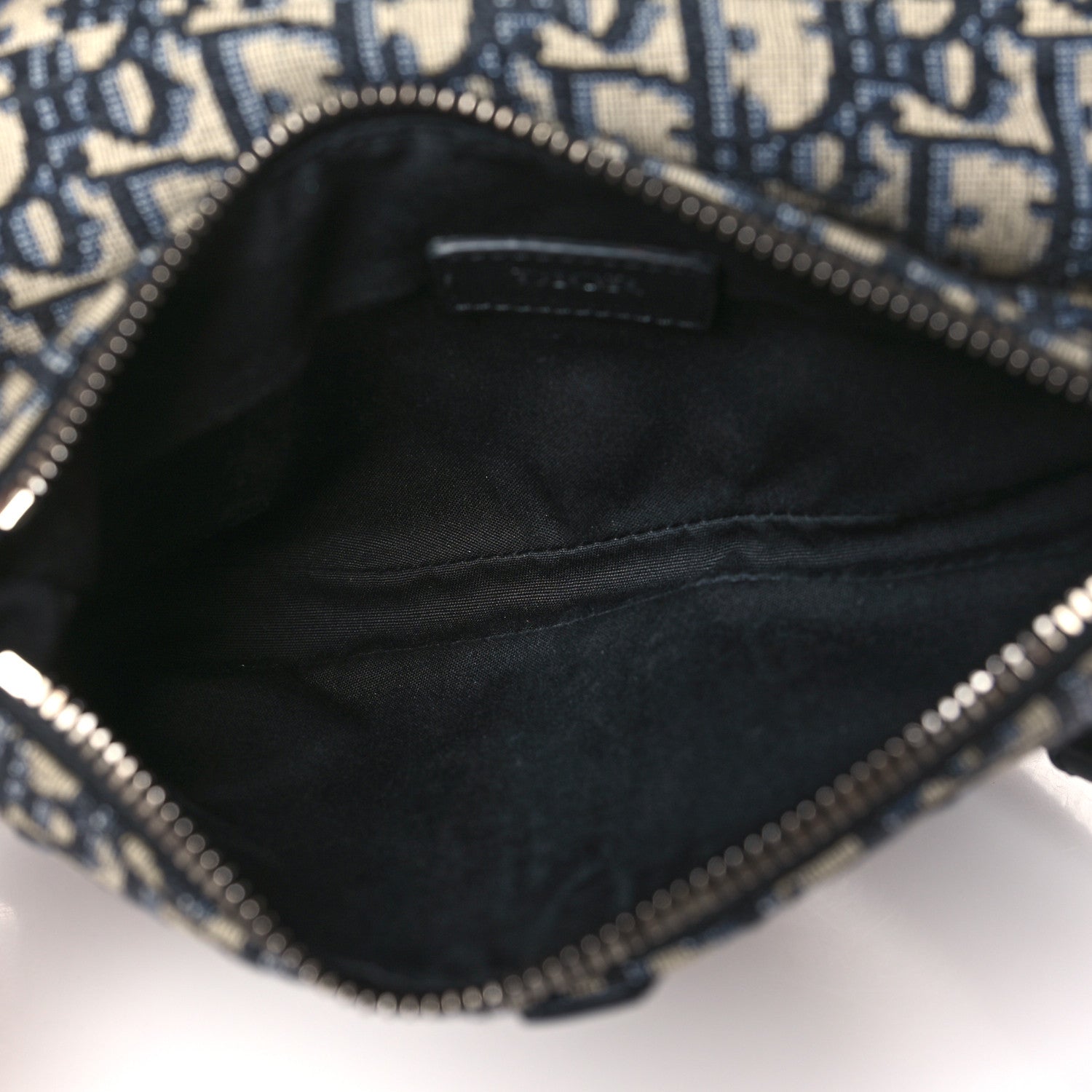 Christian Dior Oblique Mens Mini Saddle Bag Blue 5 of 8