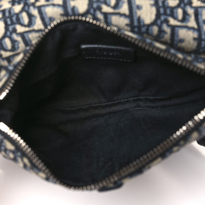 Christian Dior Oblique Mens Mini Saddle Bag Blue 5 of 8