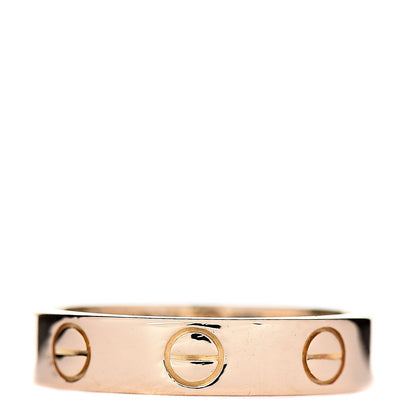 Cartier 18K Yellow Gold 4mm LOVE Wedding Band Ring 47 4 1 of 4