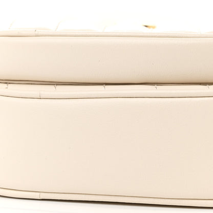 Gucci Calfskin Matelasse Diagonal Mini Interlocking G Heart Shoulder Bag Mystic White 10 of 12
