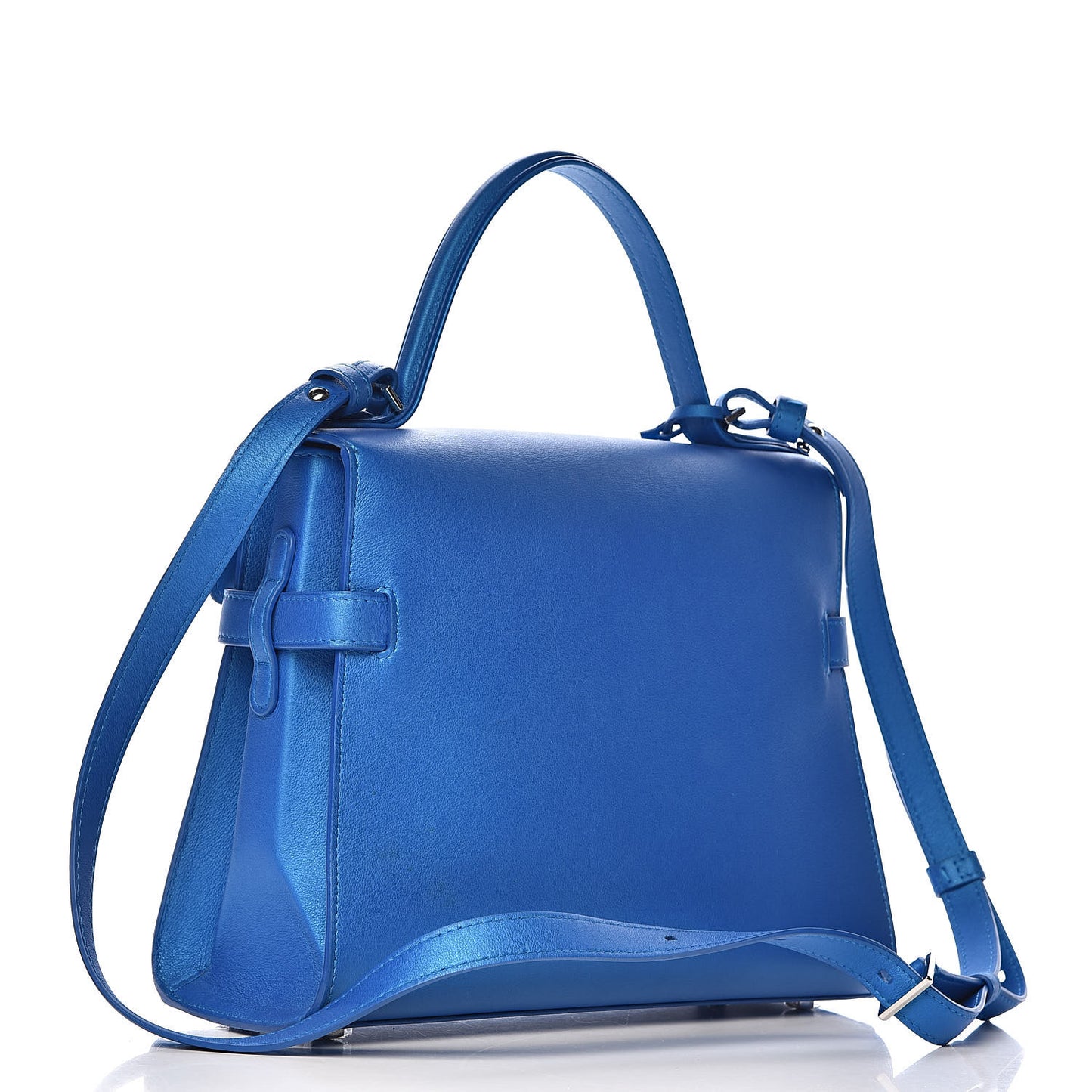 Calfskin MM Tempete Satchel Satin Electric