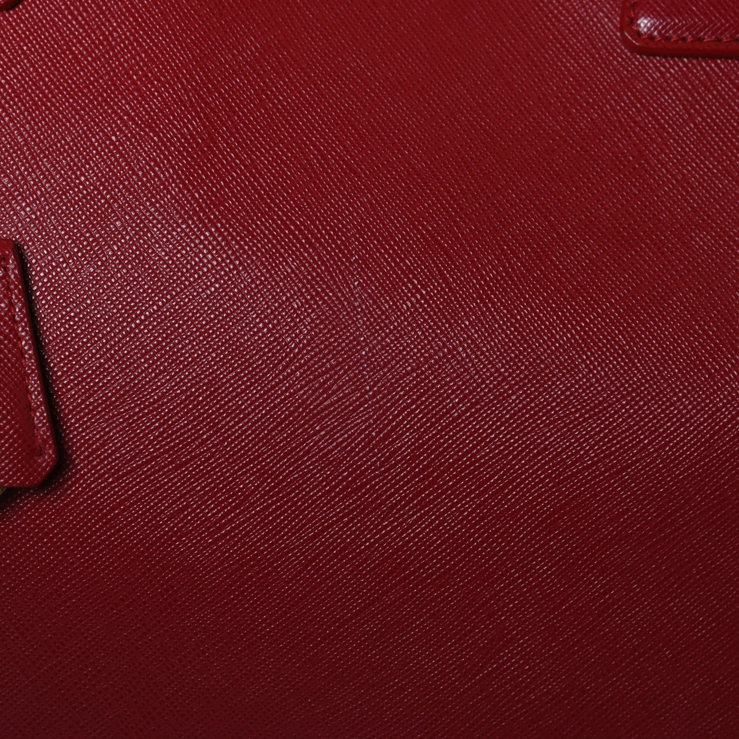 Prada Saffiano Lux Large Tote Fuoco 13 of 16