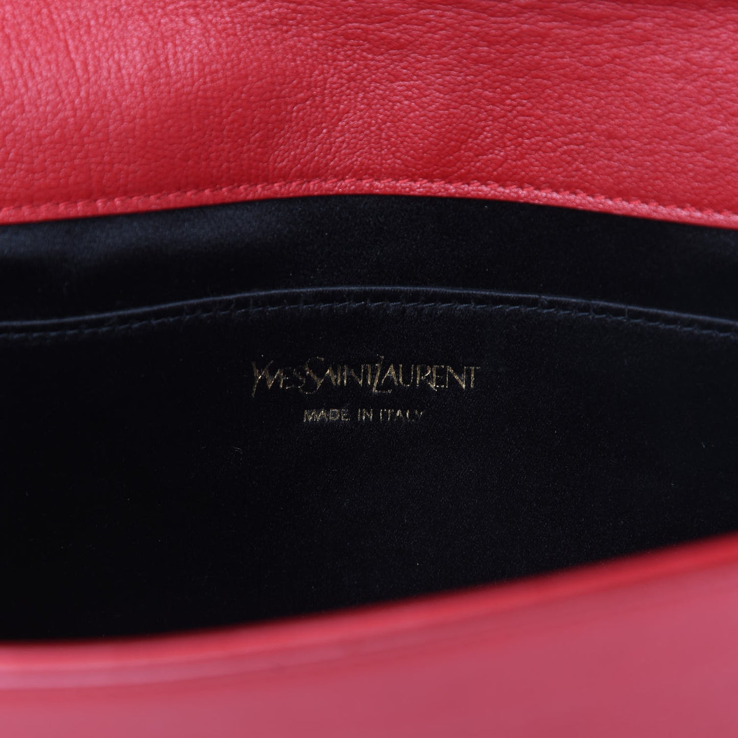 Calfskin Monogram Large Belle De Jour Clutch Red