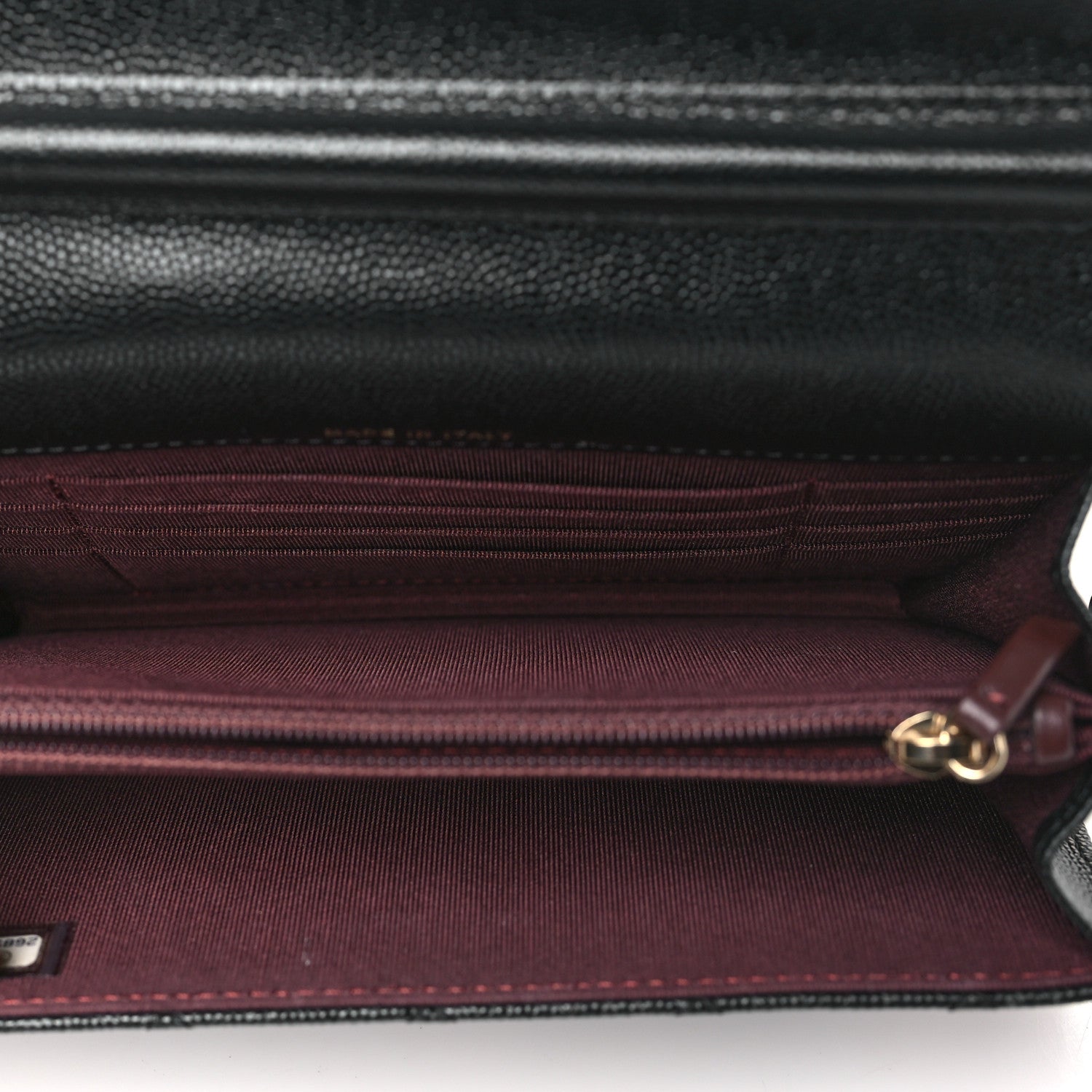 Chanel Caviar Quilted Square Wallet On Chain WOC Black 5 of 12