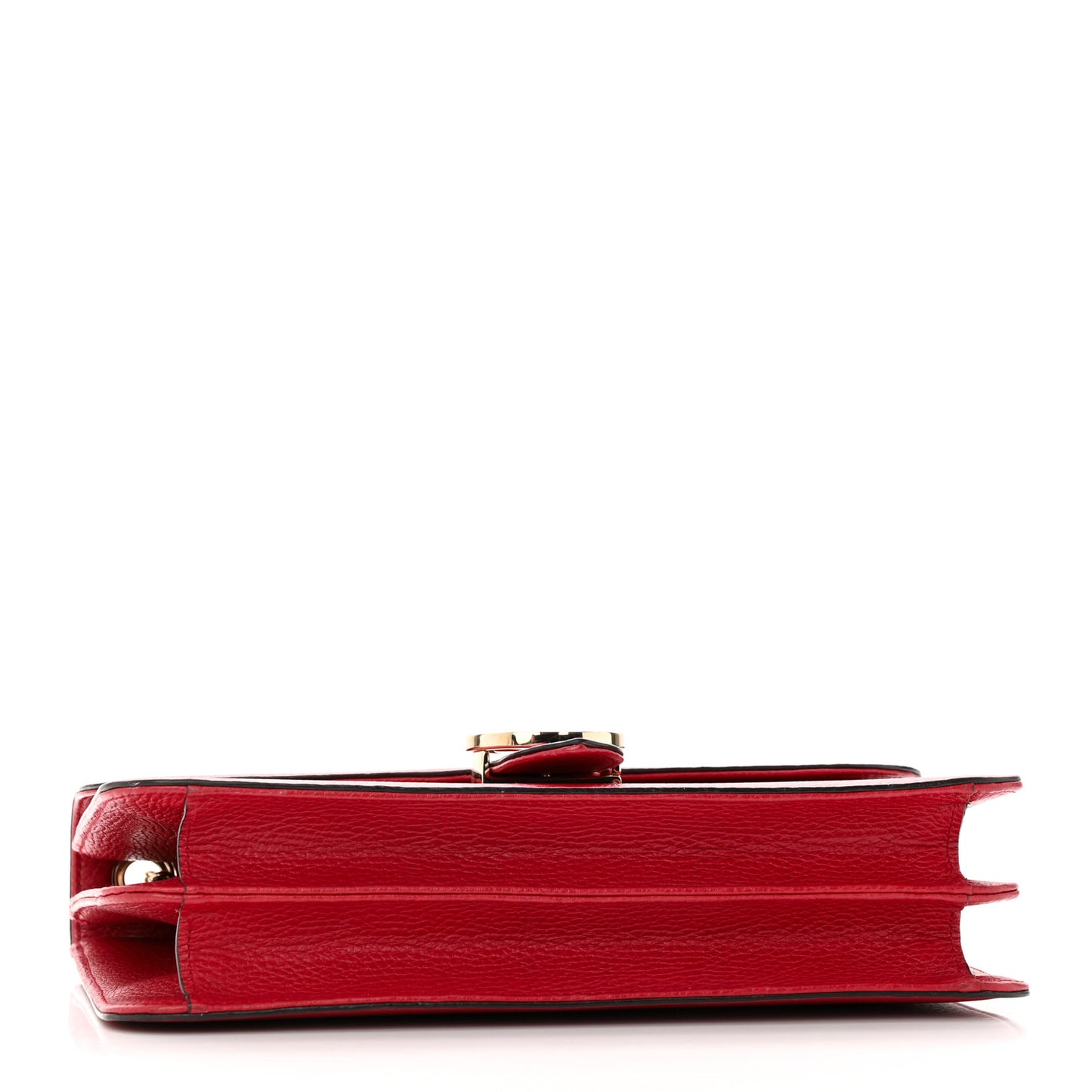 Dollar Calfskin Interlocking G Shoulder Bag Red
