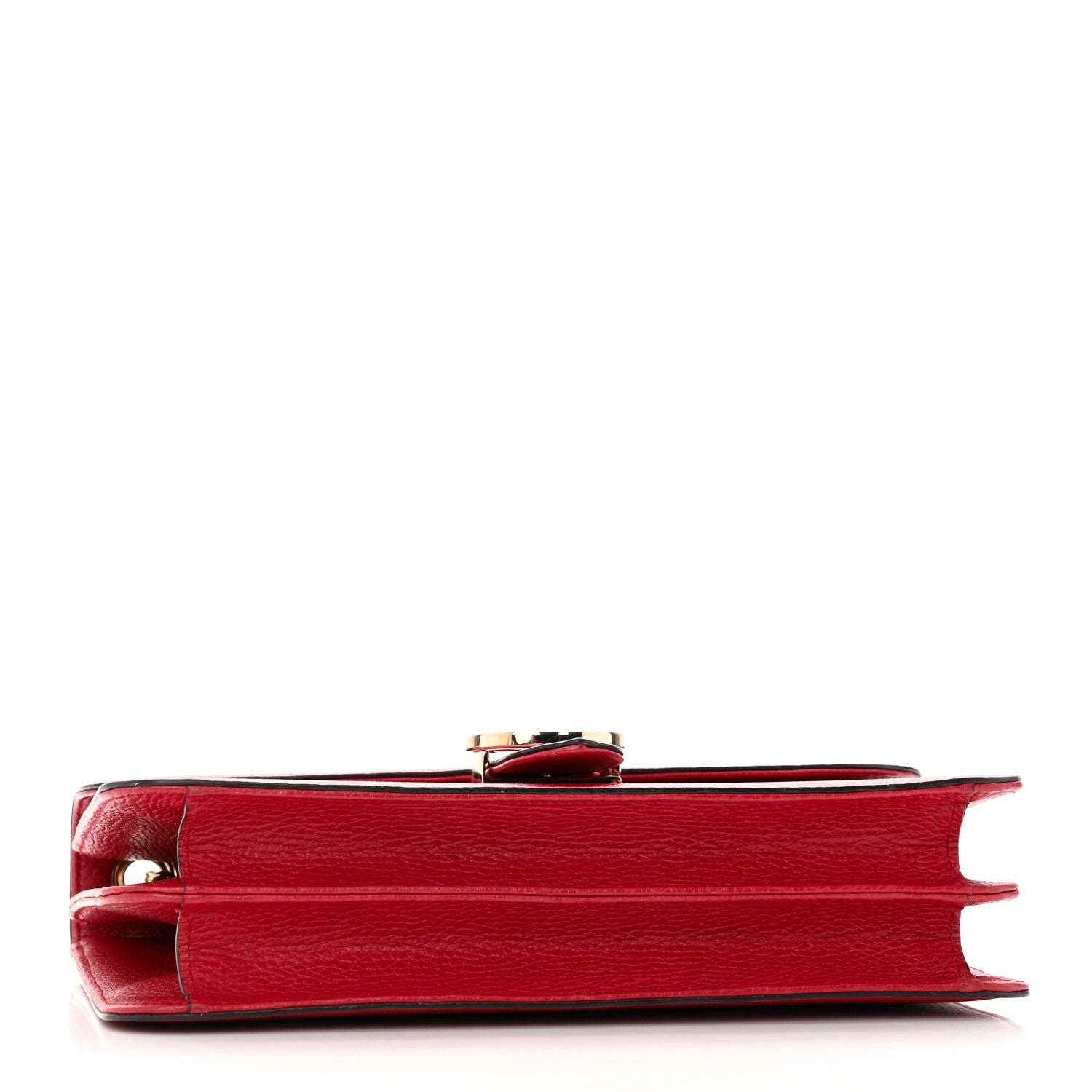 Gucci Dollar Calfskin Interlocking G Shoulder Bag Red 4 of 21