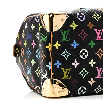 Louis Vuitton Monogram Multicolor Speedy 30 Black 8 of 9