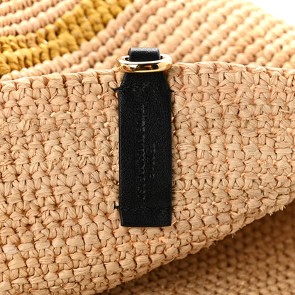 Loewe Raffia Rasta Striped Mini Slit Tote Bag Natural Multicolor 6 of 9