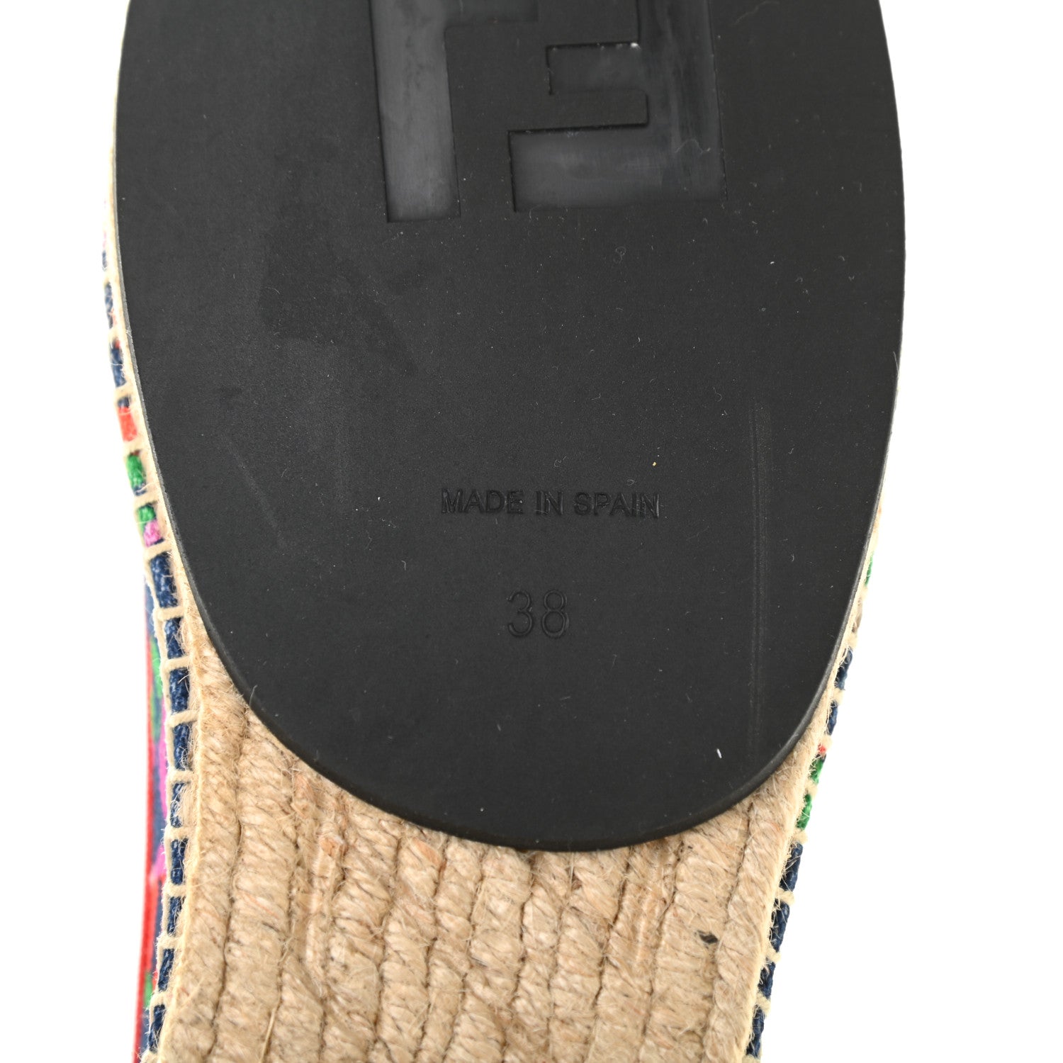 Fendi Canvas Fendi Roma Printed Espadrille 38 Multicolor 7 of 7