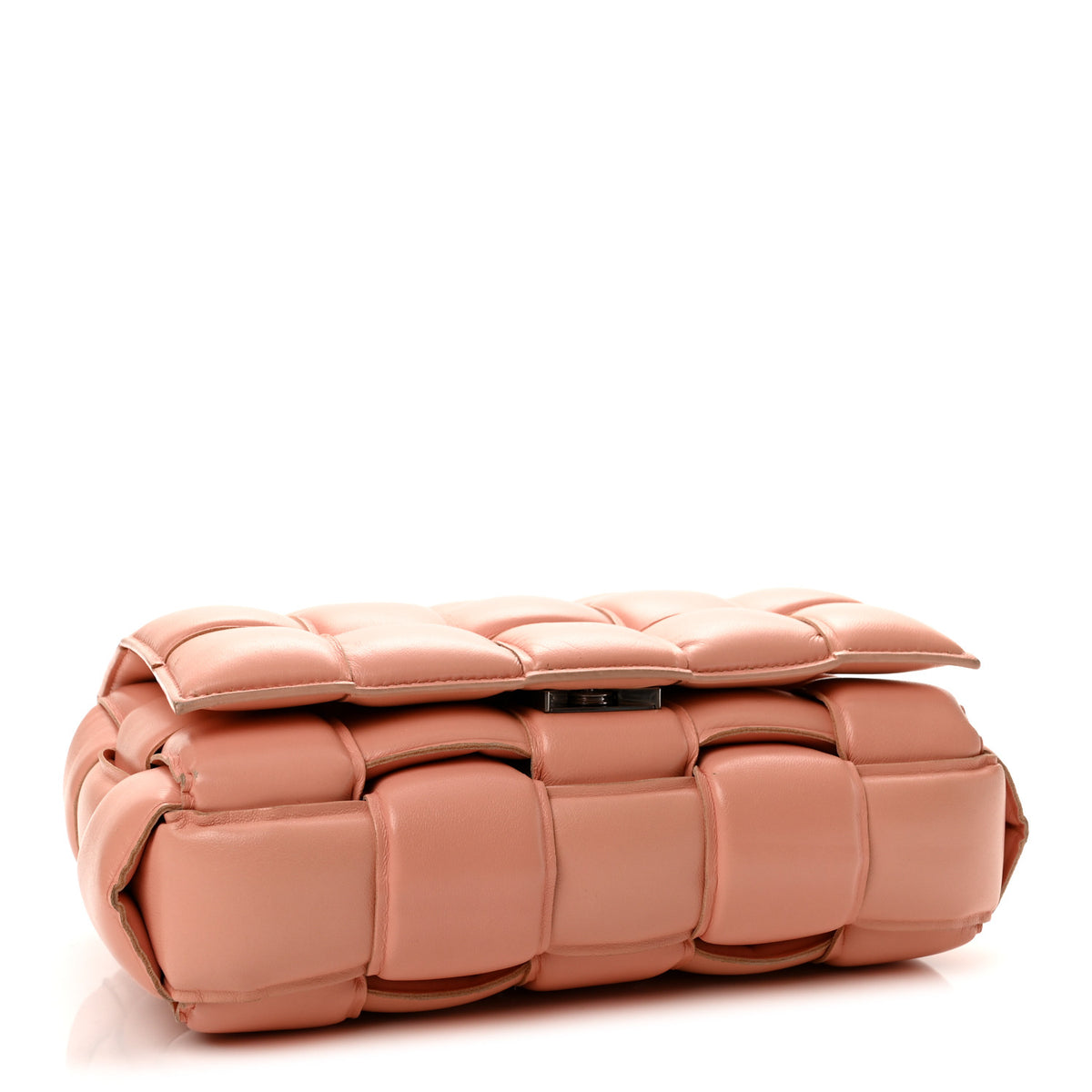 Bottega Veneta Nappa Maxi Intrecciato Padded Cassette Crossbody Bag Peachy 4 of 13