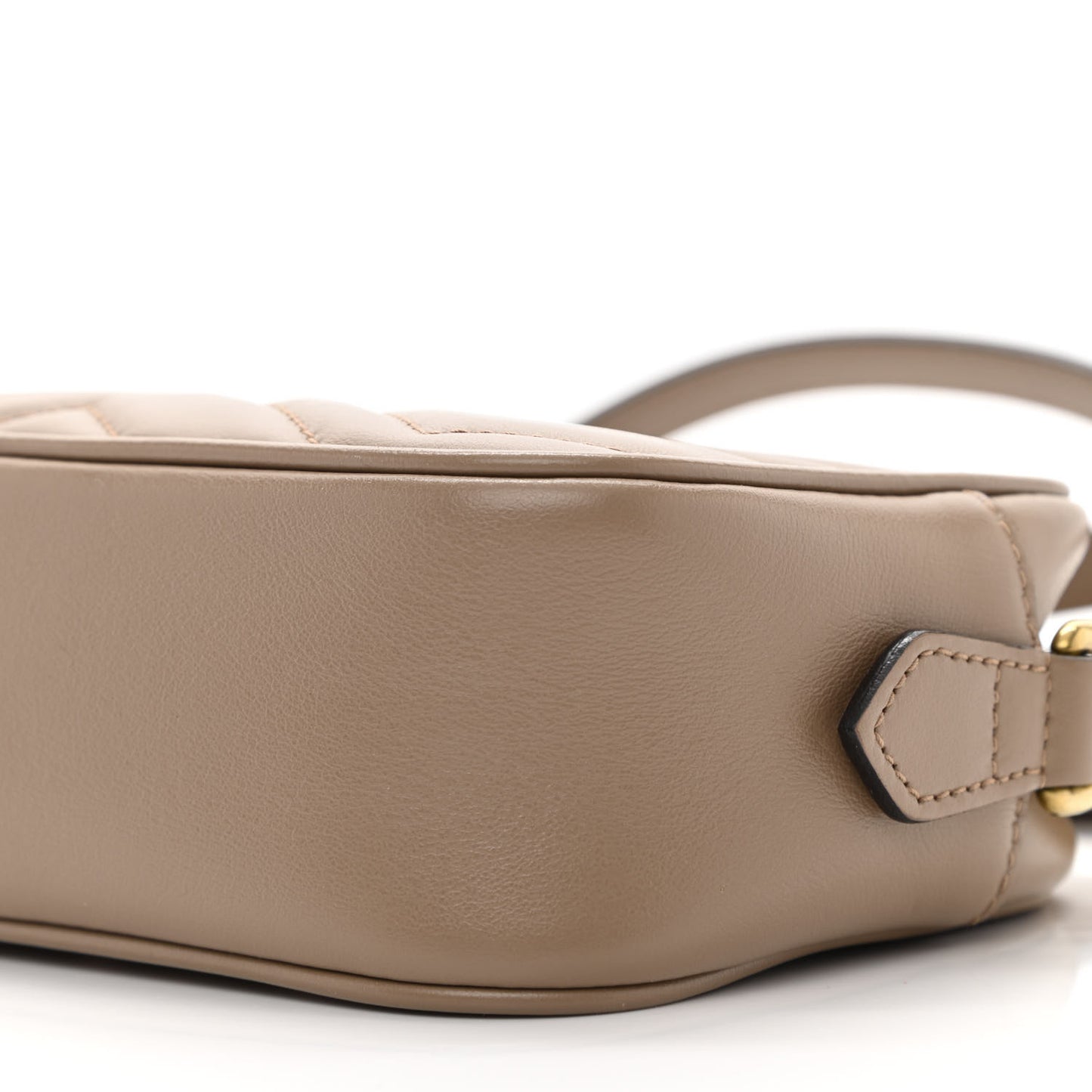 Calfskin Matelasse Mini GG Marmont Chain Shoulder Bag Porcelain Rose