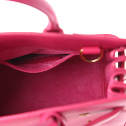Saint Laurent Calfskin Nano Sac De Jour Lipstick Fuchsia 9 of 11