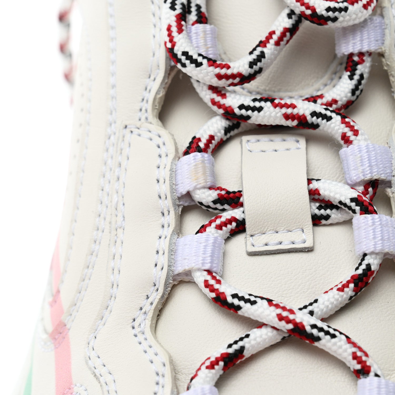 Gucci Ultralight Plutone Calfskin Womens Gucci Run Sneakers 36.5 Great White 9 of 10