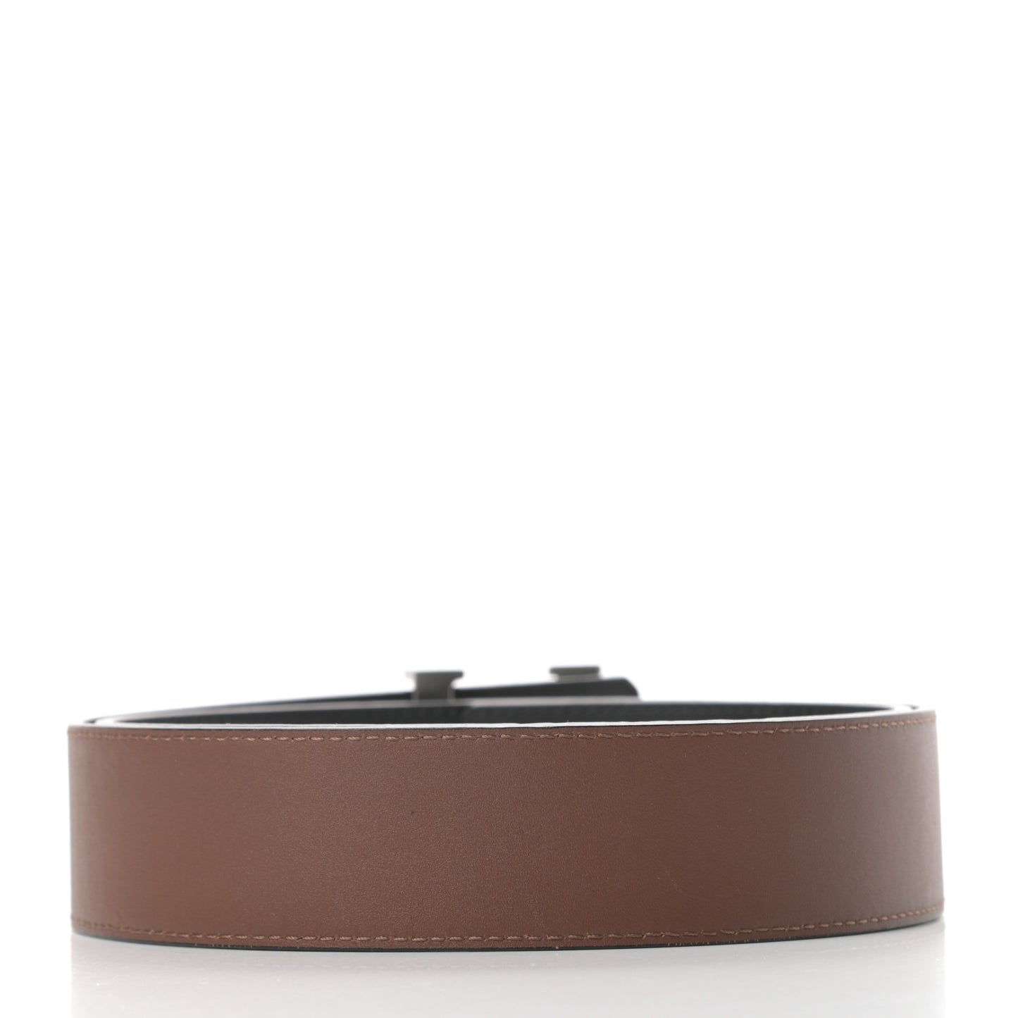 Calfskin 40mm LV Pyramide Reversible Belt 90 36 Black