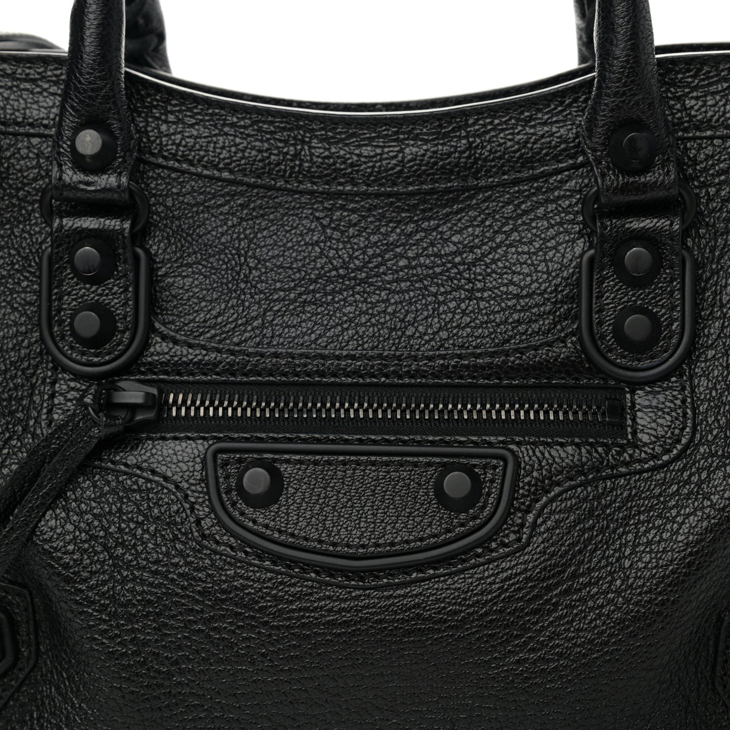 Chevre Black Metallic Edge Hardware S City Black