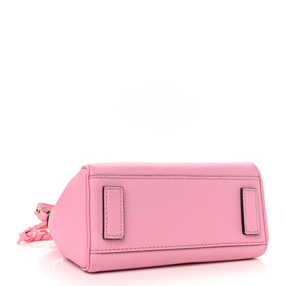 Versace Grained Calfskin Small La Medusa Top Handle Bag Pink 4 of 10