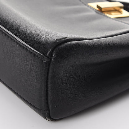 Fendi Nappa Micro Peekaboo Iconic Satchel Black 9 of 12